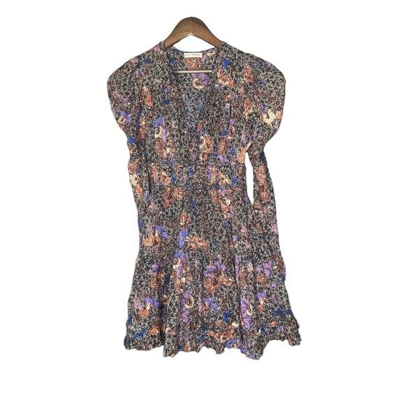 Ulla Johnson Julie Multicolored Floral Mini Dress size 2 - Picture 3 of 9